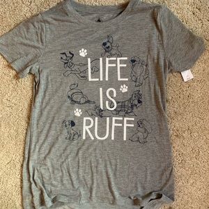 Life Is Ruff Disney Shirt - NWT